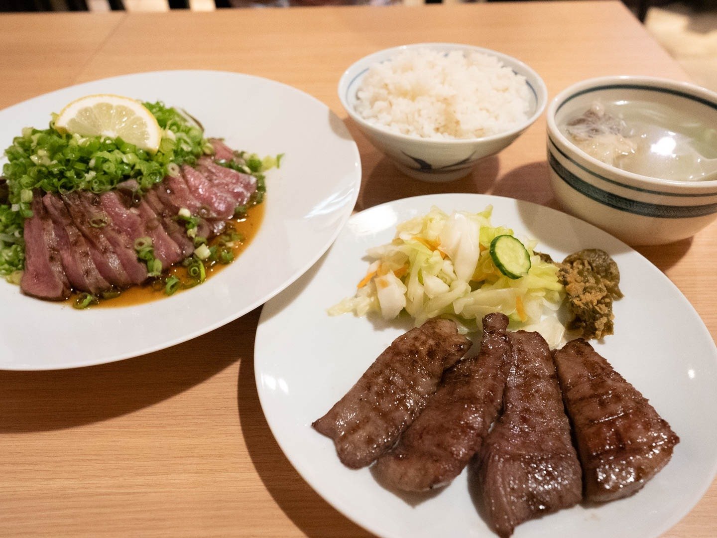 牛たん料理 閣」の牛タン焼き＆たんタタキは仙台に来たら必食です！